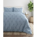 Ultra Soft 2 Piece Pinch Pleat Duvet Cover Set, Twin/Twin Extra Long