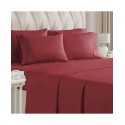 6 Piece Microfiber Solid Sheet Set