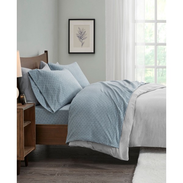 Plaid Fleece 3-Pc. Sheet Set, Twin