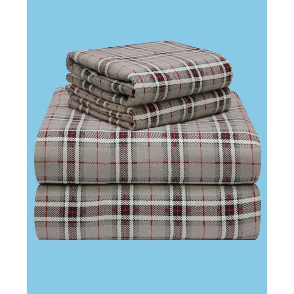 Plaid Sheet Set, Twin