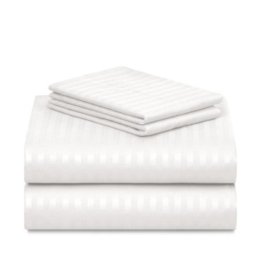 4 PC Striped Rayon F...