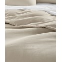 Solid Cotton Hemp 3-Pc. Duvet Cover Set, Full/Queen