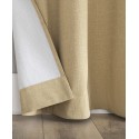 Grid Texture Blackout Grommet Curtain Panel, 84