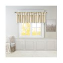 Lightweight Faux Silk Valance With Beads