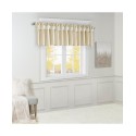 Lightweight Faux Silk Valance With Beads