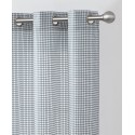 Grid Light Filtering 2-Piece Curtain Panel Set, 76