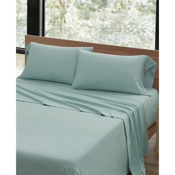 Laurel Washed 3-Pc. Sheet Set, Twin