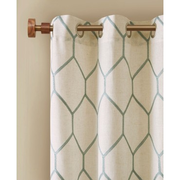 Metallic Geo Embroid...