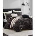 Ruched 3 Piece Duvet Cover Set, Full/Queen