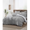 Ultra Soft Cotton Garment 3 Piece Duvet Cover Set, Full/Queen