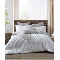 Ultra Soft Cotton Garment 3 Piece Duvet Cover Set, Full/Queen