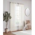 Crushed Sheer Grommet Curtain Panel, 50