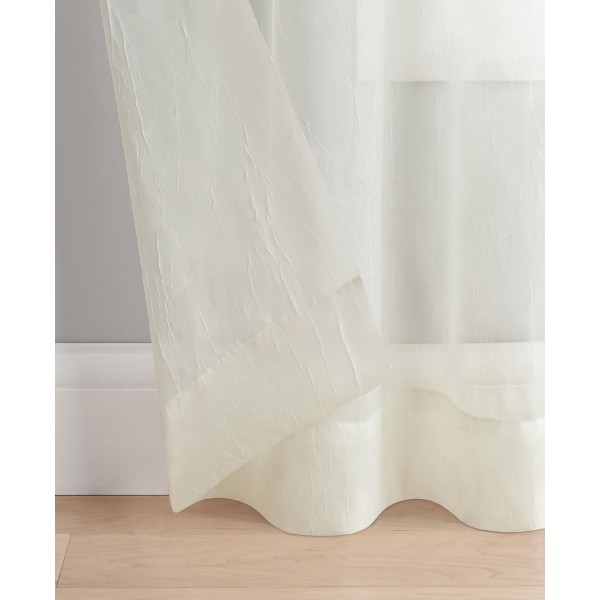 Crushed Sheer Grommet Curtain Panel, 50