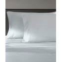 Solid Cotton Sateen 4 Piece Sheet Set, Queen